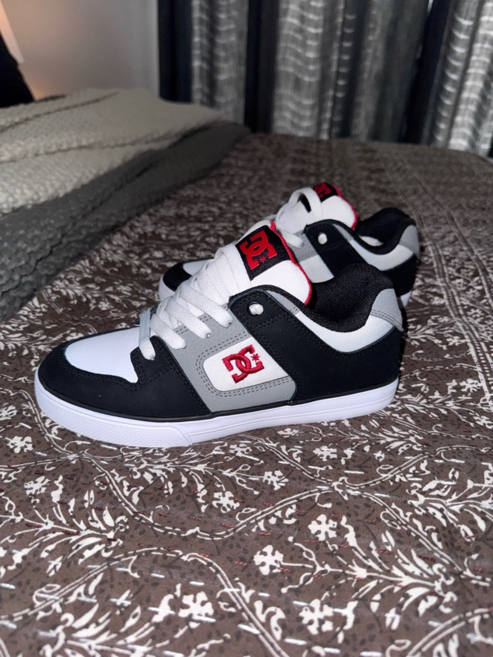 Kid’s Pure Shoes DC Shoes White/Black/Red